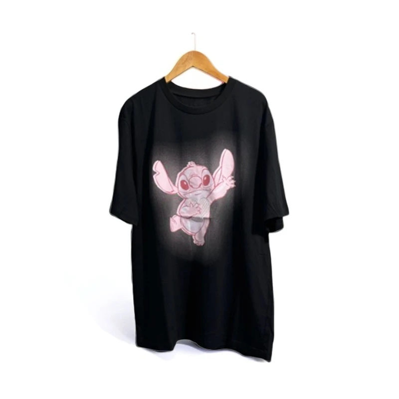 B区莉莉家1155夏季时尚百搭印花圆领t恤