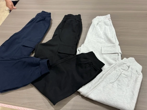 Kk秋冬高货撤柜捡漏三色高个束脚口毛圈松紧卫裤