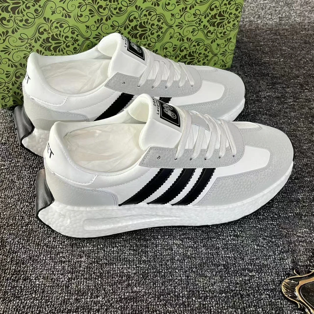 A060冬季情侣款全皮面时尚运动真爆阿甘潮鞋舒适百搭跑步鞋