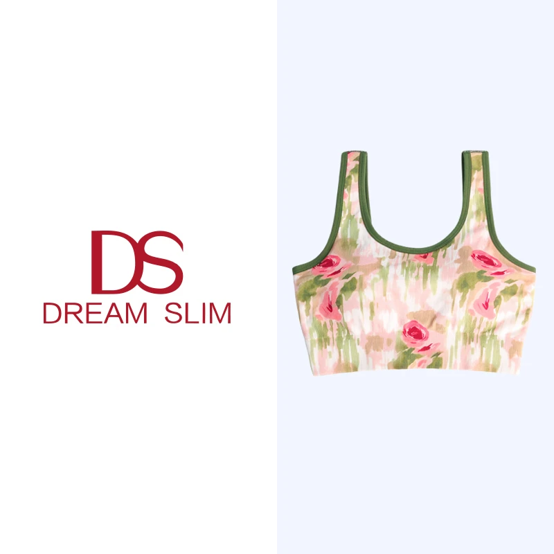 【无人区玫瑰】健身运动内衣文胸外穿跑步防震瑜伽服背心美背带胸垫