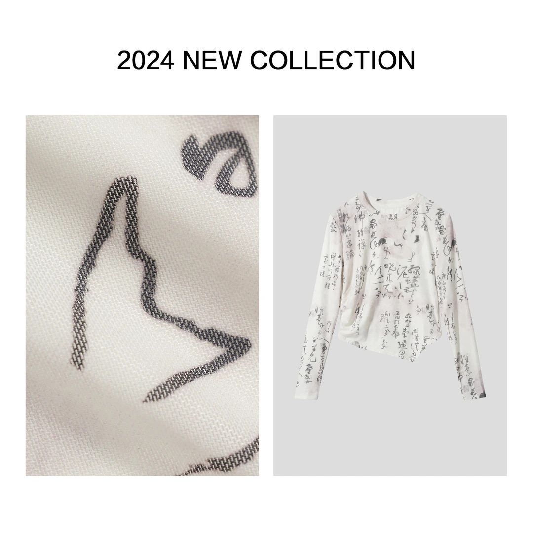 【诗语专属】T1F17005B 女士秋季T恤柔软面料