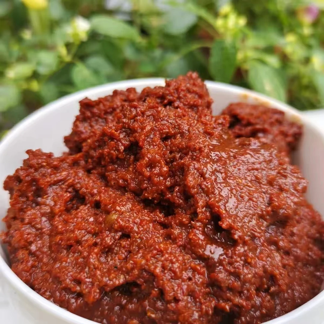 宜良淼誉坛，黄豆麦子麻辣老酱，500克1瓶装