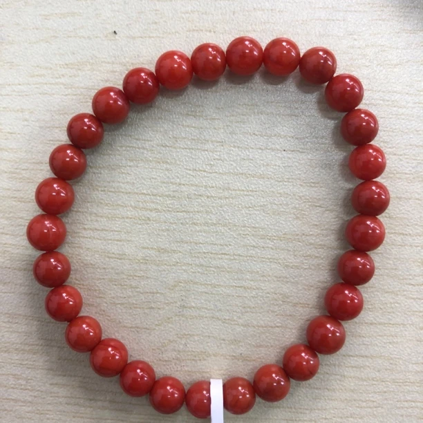 原矿无优化保山南红玛瑙大水沟5-6mm单圈手串
