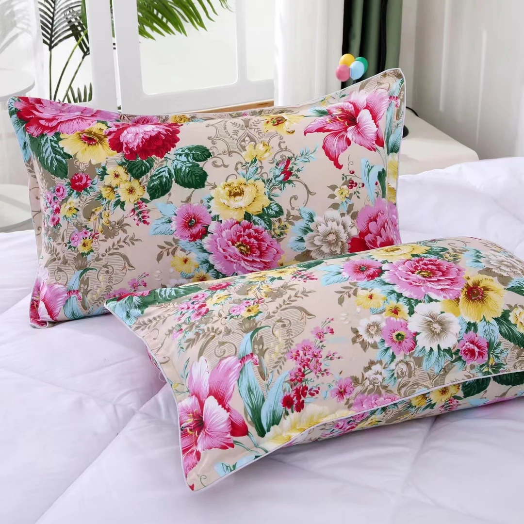 【枕套一对装】加大成人枕头套48*74学生家用宿舍枕套