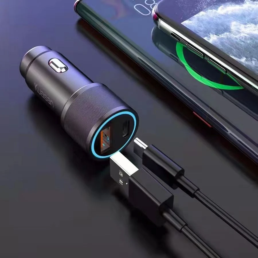 准新品  狂闪车充适用苹果20WPD超级闪充正品车载充电器快充