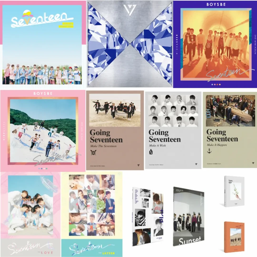 【现货】次seventeen 旧专 再版画册