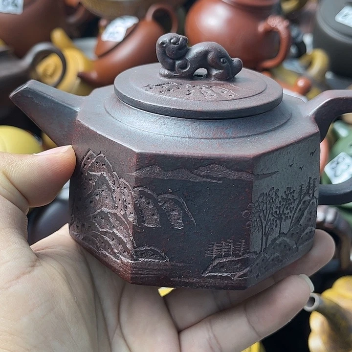 紫砂茶壶紫砂微瑕