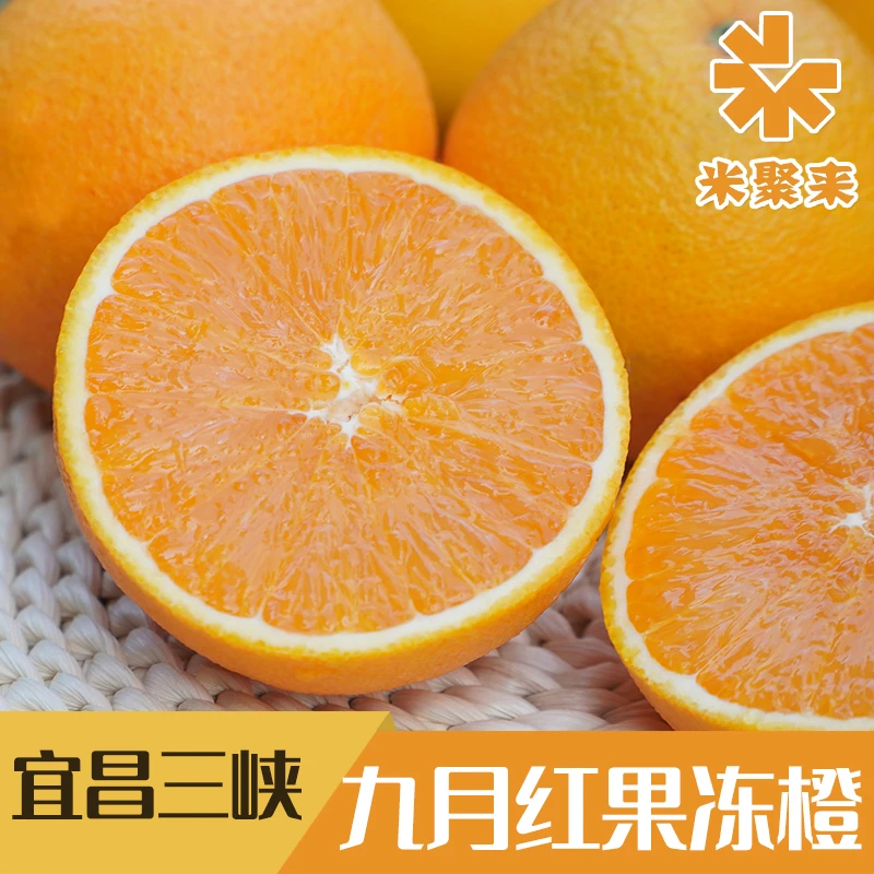 【精品果冻橙】正宗宜昌三峡九月红果冻橙爆汁香甜新鲜