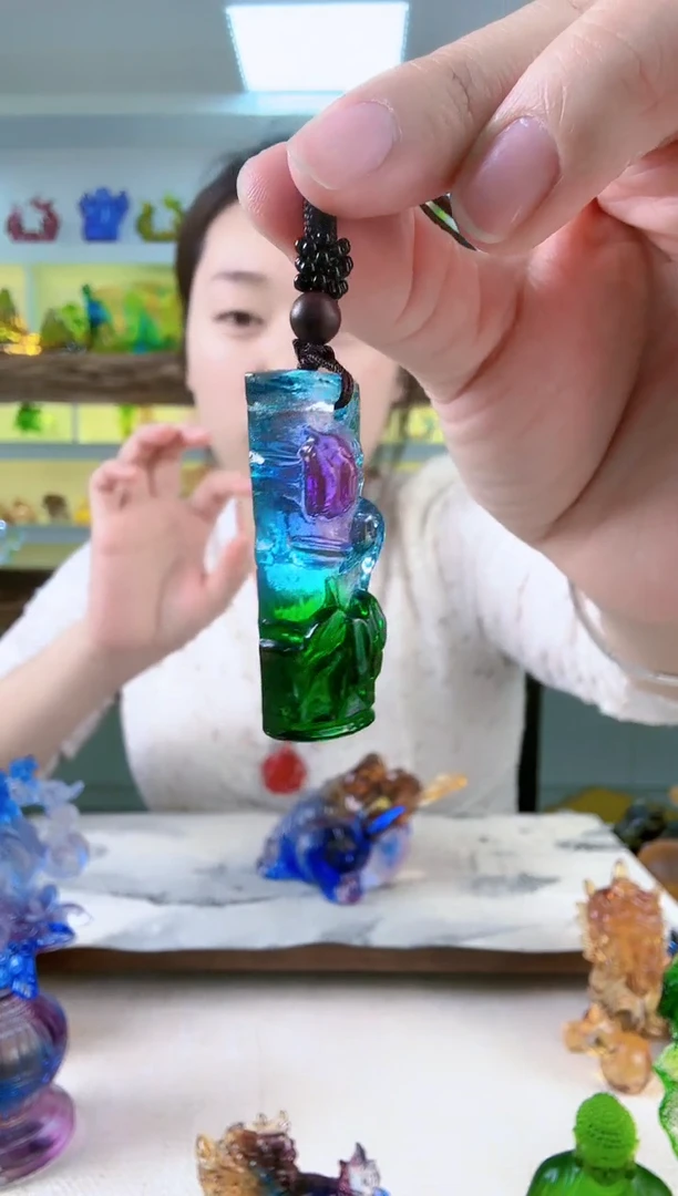 【闪购商品】琉璃手工艺品竹节项链