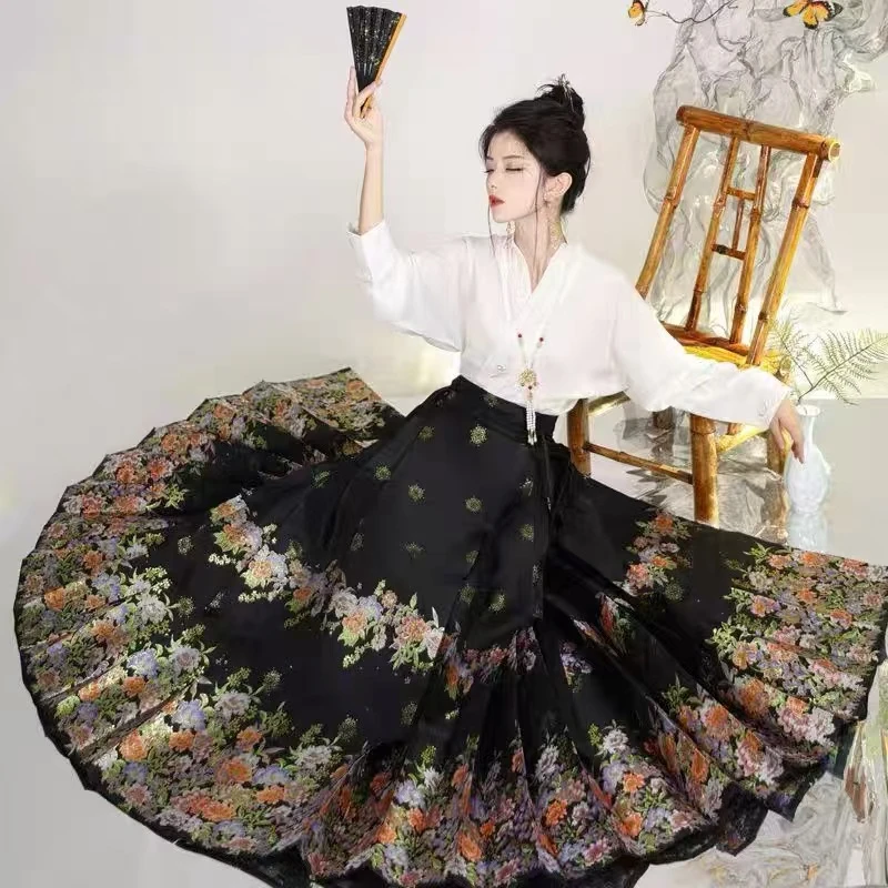 古风汉服中国风刺绣印花女装百搭成人儿童孤品直播间备注编码