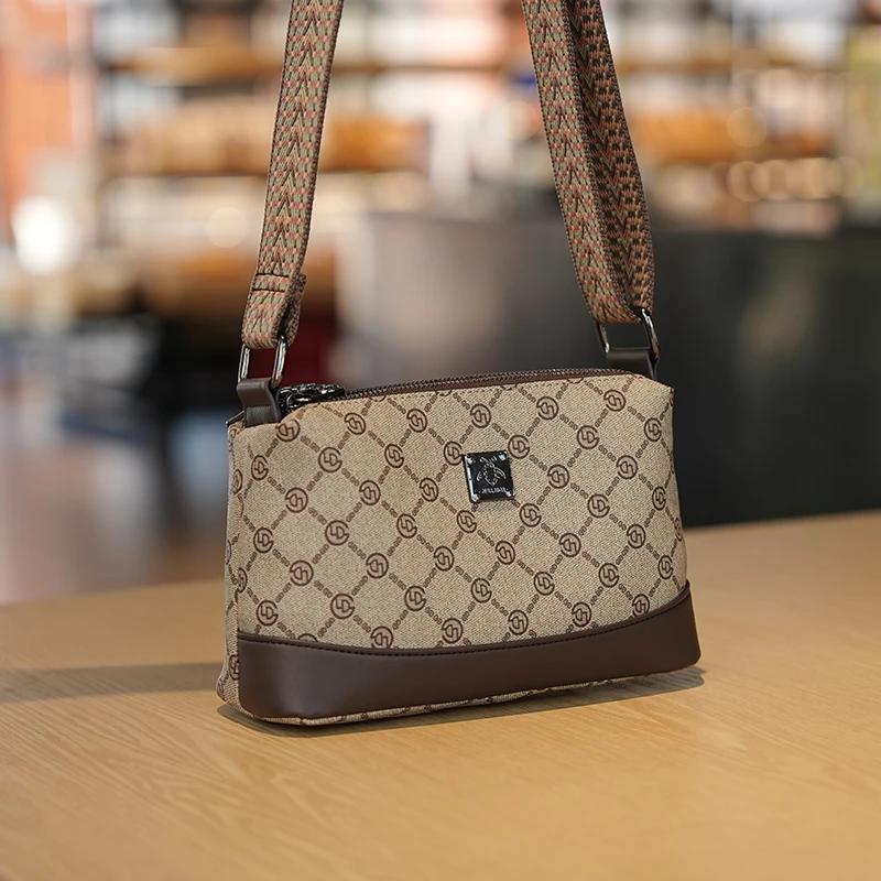 GELANDAI轻奢品牌新款女包2025新款春夏百搭单肩包多层女士斜挎包