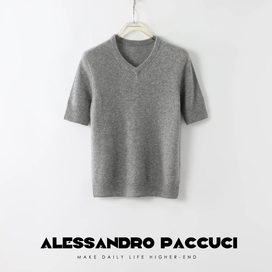 AP洛哥25002  Row风小V领套衫羊绒衫