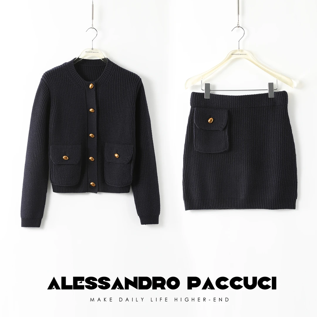 AP洛哥24607X    1oo羊毛 造型感鱼鳞针织女装