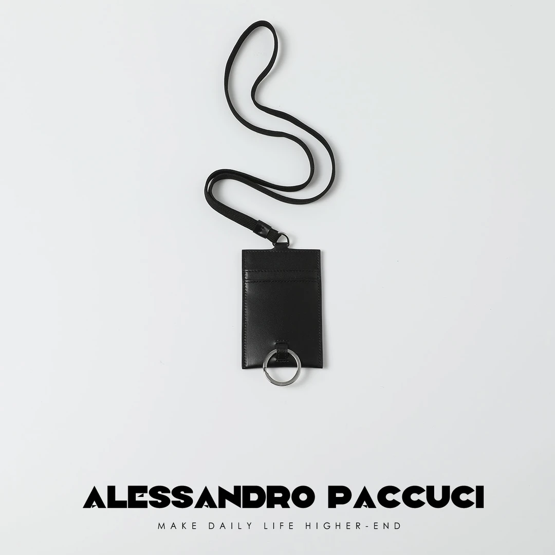 AP洛哥42018BK 牛皮钥匙扣卡包