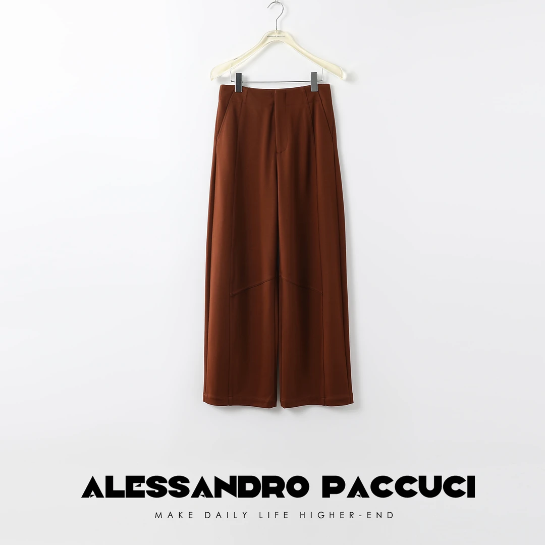 AP洛哥23591X 强推顺滑舒适 重工打造 多季节可穿空气感阔腿裤