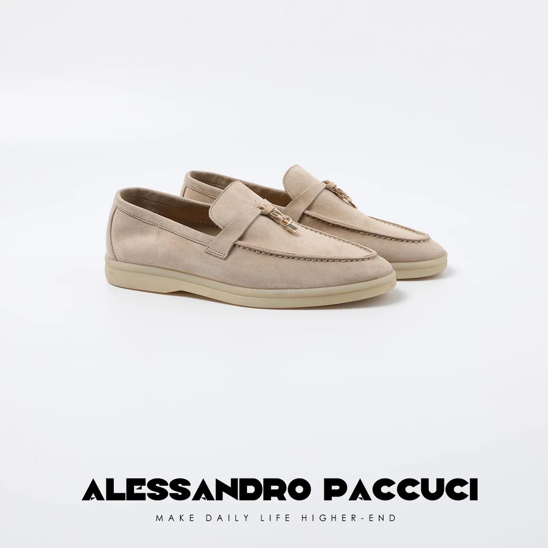 AP洛哥21516英伦风豆豆鞋乐福鞋女