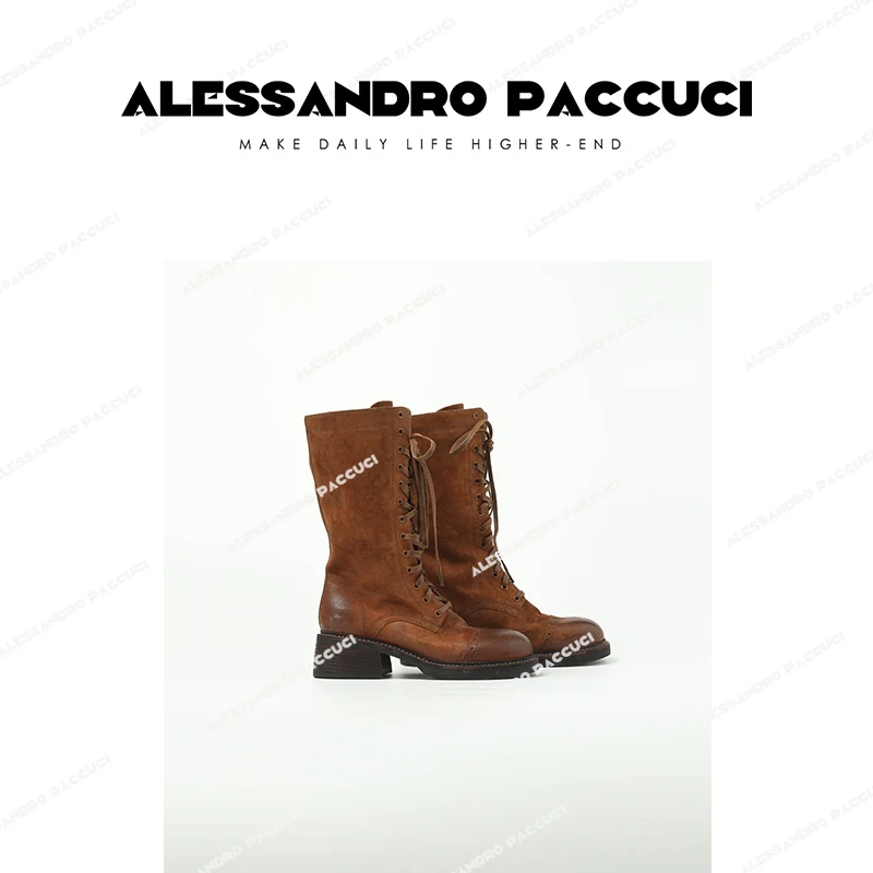 AP洛哥42132XC【探险者】牛皮磨砂做旧橡胶底时尚休闲高帮鞋子