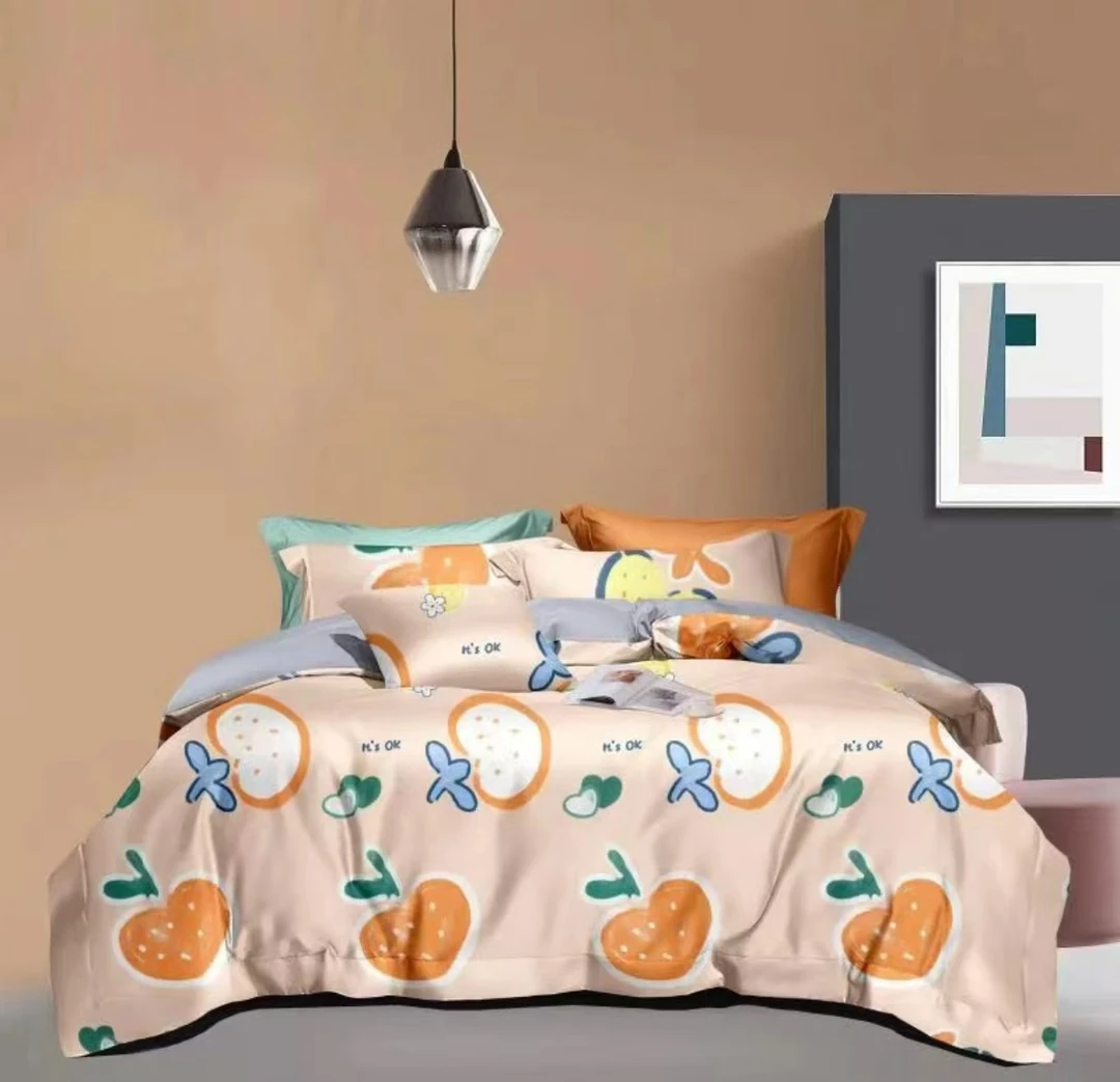 【双人床单】清新草莓 粉 棉 加厚尺寸235*240布床 山东老粗布