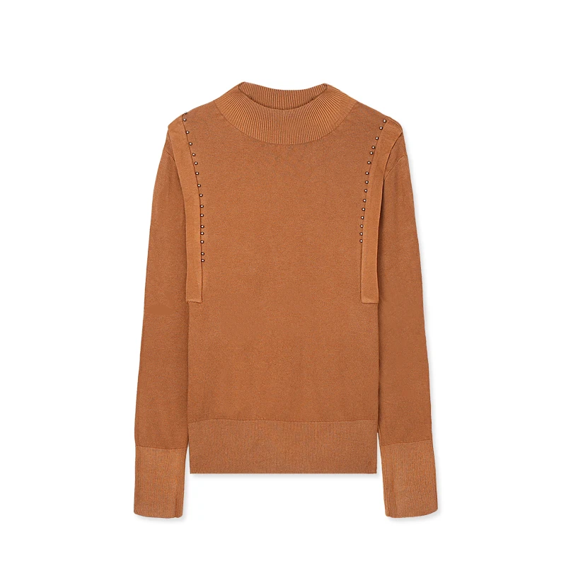 70007-1：半高领2024年秋款内搭针织打底衫JJ