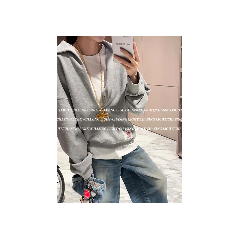 【CHASINGLIGHT】圣马丁周末 随性卫衣 W2611/392号