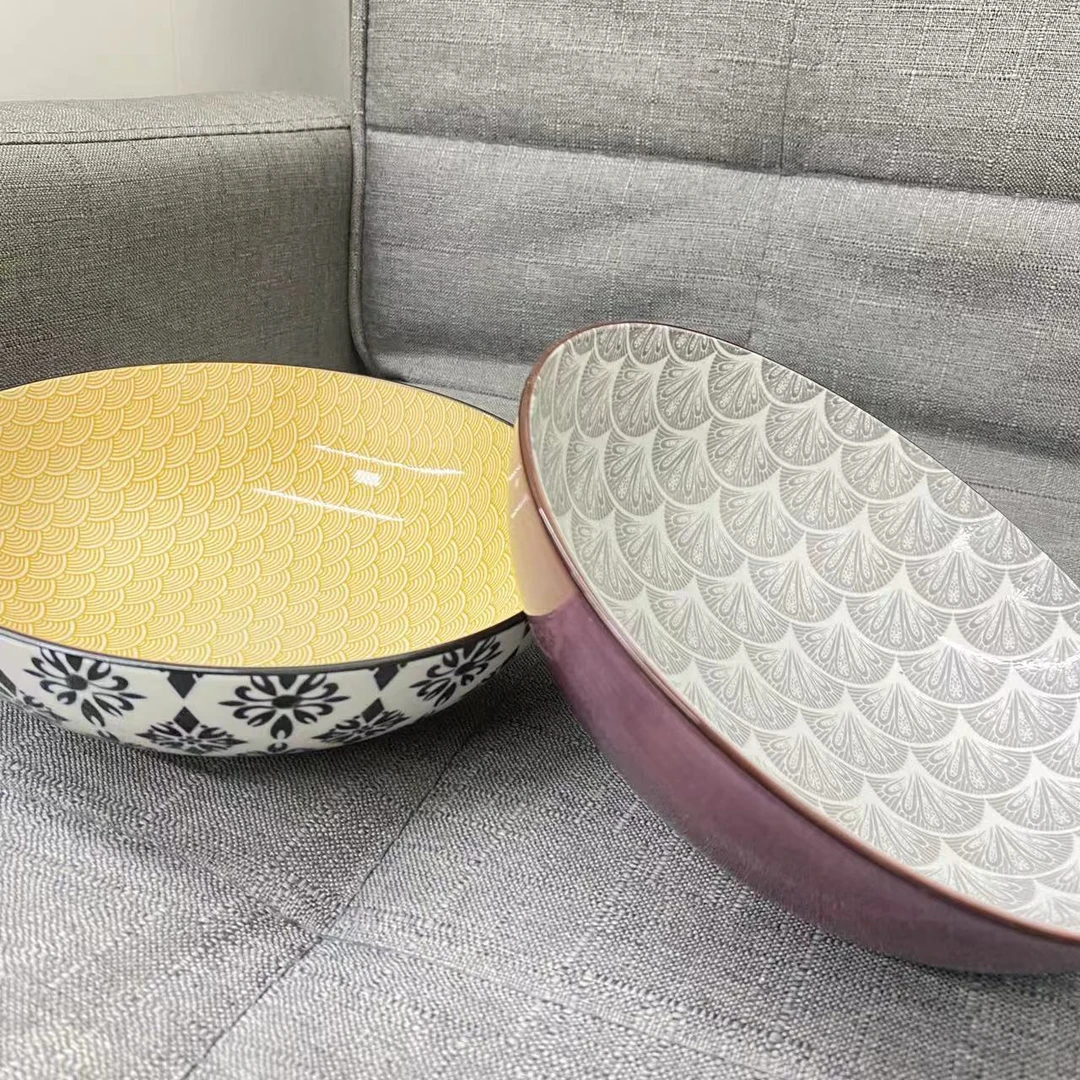 【可馨妈推荐】外贸彩绘8英寸月光碗