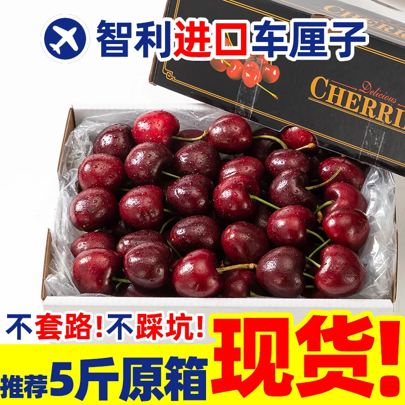 【推荐5斤原箱】DSP智利进口车厘子J-4J新鲜水果大樱桃当季整箱