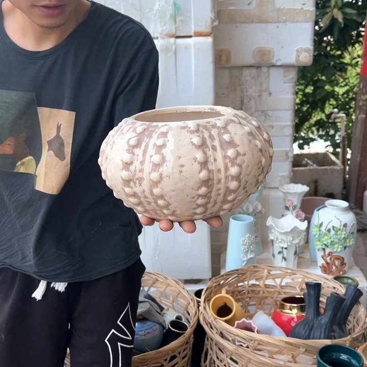 瓶高度13厘米口径13厘米抹灰做旧