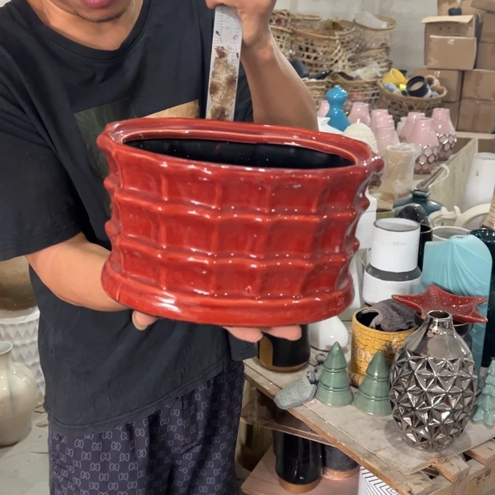 摆件高度15厘米口径20厘米微瑕捡漏磕碰