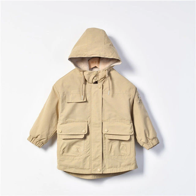 朴素耕PK01儿童加绒派克服外套休闲韩版