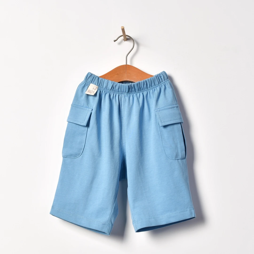 朴素耕HLL06工装风七分裤儿童夏季宽松薄款短裤大裤衩
