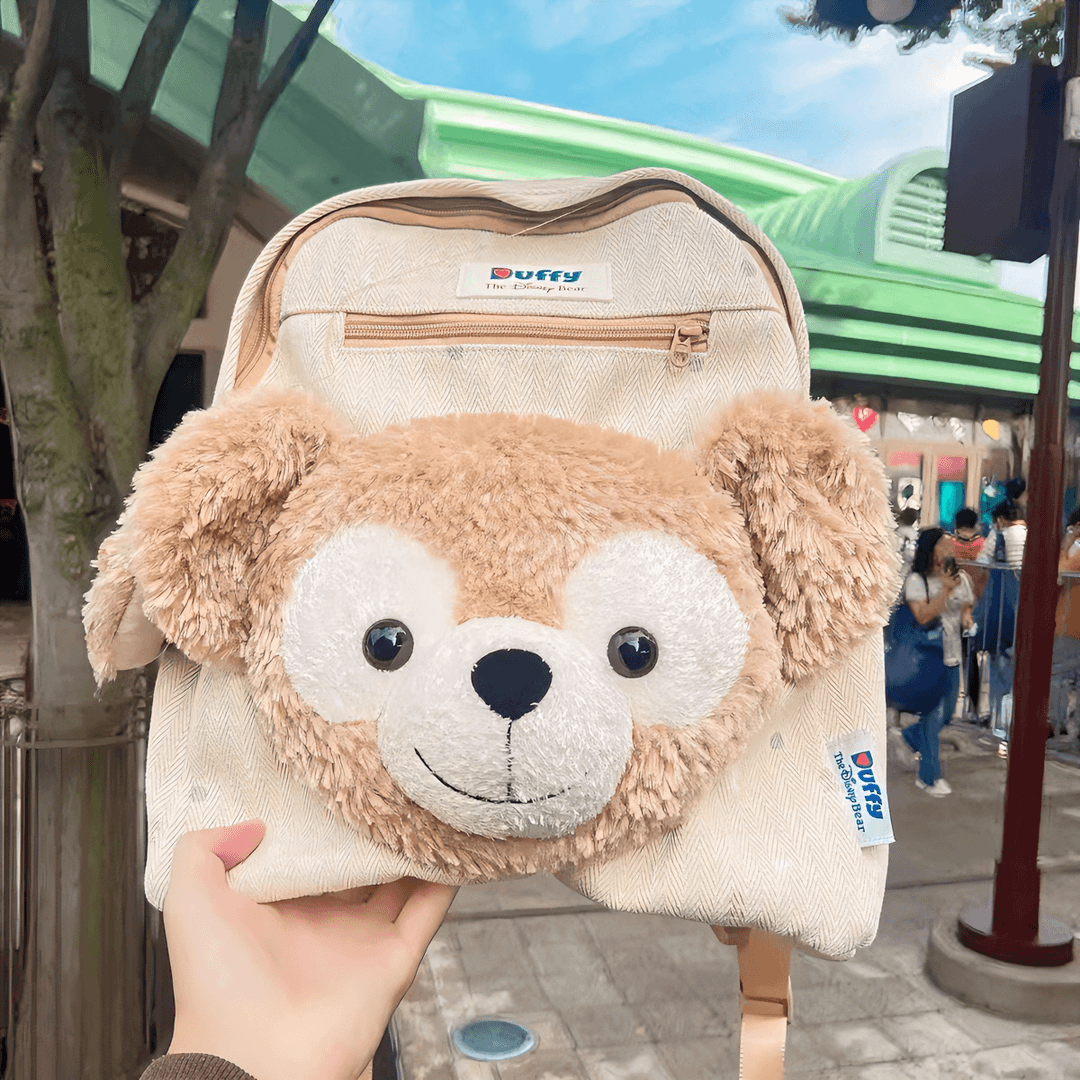 新款达菲双肩包玩偶包雪莉玫可爱卡通大容量星黛露毛绒学生书包