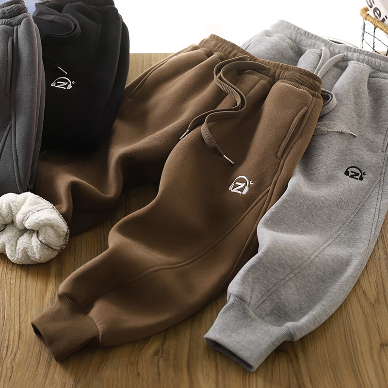 一件过冬~男童加绒裤子宝宝冬季加厚棉裤2023新款冬装儿童保暖裤