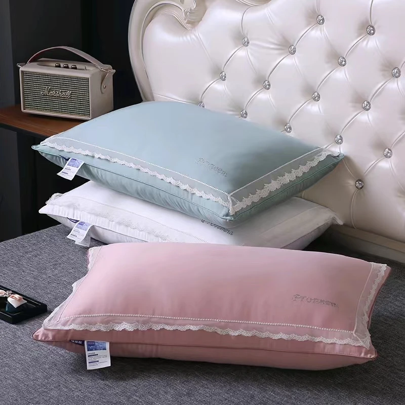 婚庆枕头枕芯方垫芯靠垫芯家用通用型纯色轻奢亲肤棉枕结婚通用