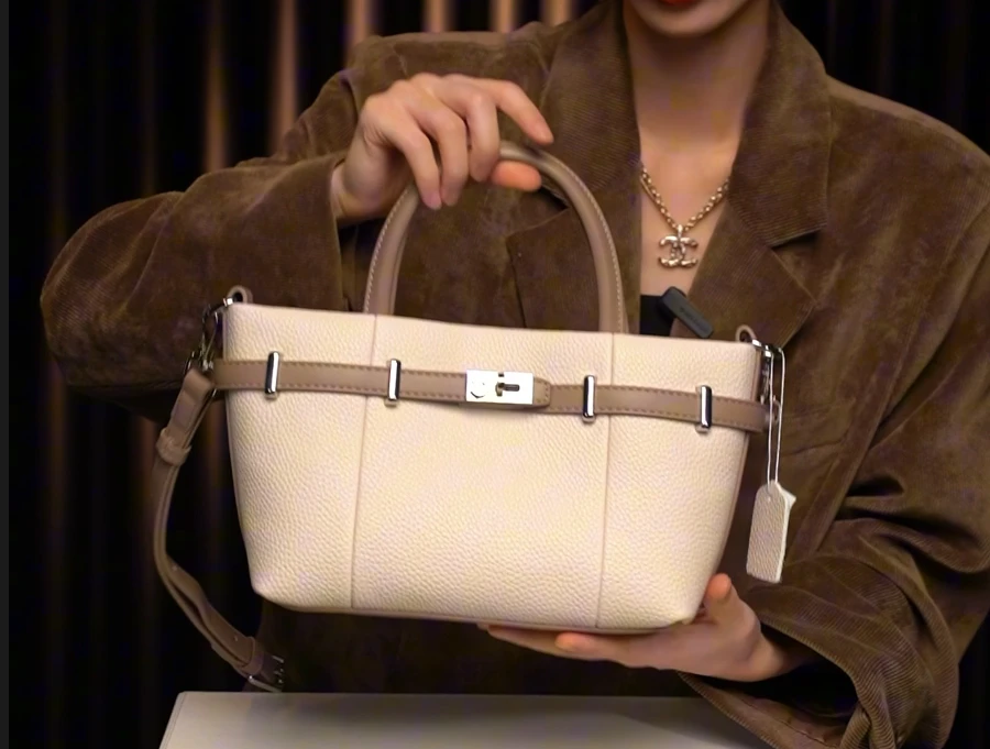 LEATHER BAG STUDIO 原创高定 ”托特“ 真皮包-H1381