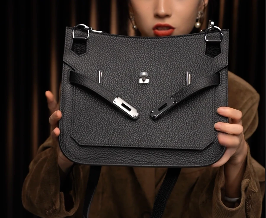 LEATHER BAG STUDIO 原创高定 ”吉普赛“ 真皮包-H1078