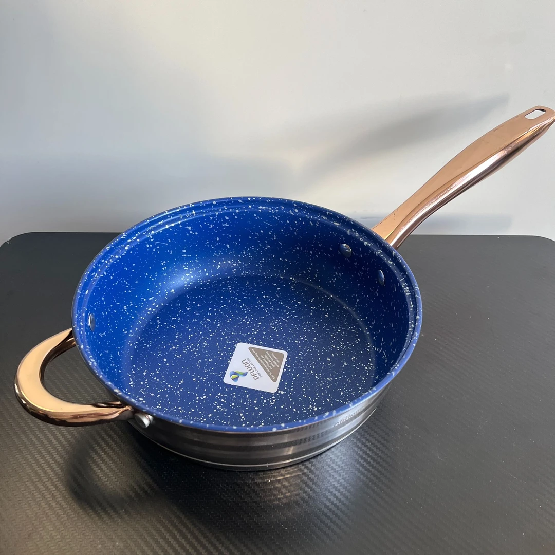 【库存尾单】按照主播讲解下单！微瑕！家用平底锅无盖/介意勿拍