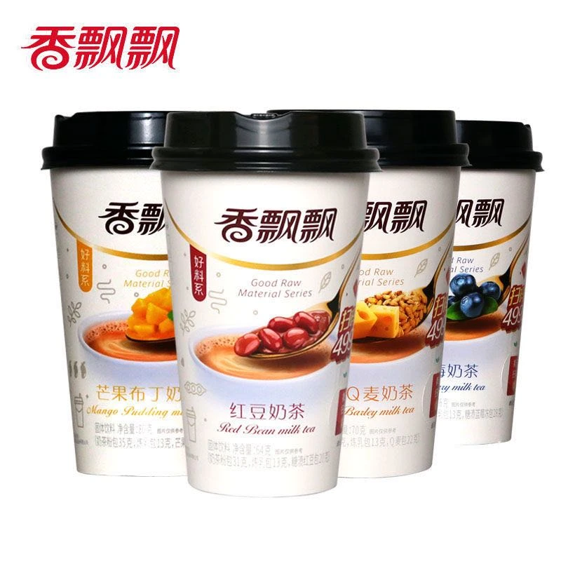 【12杯装】香飘飘奶茶64g杯装奶茶好料系列
