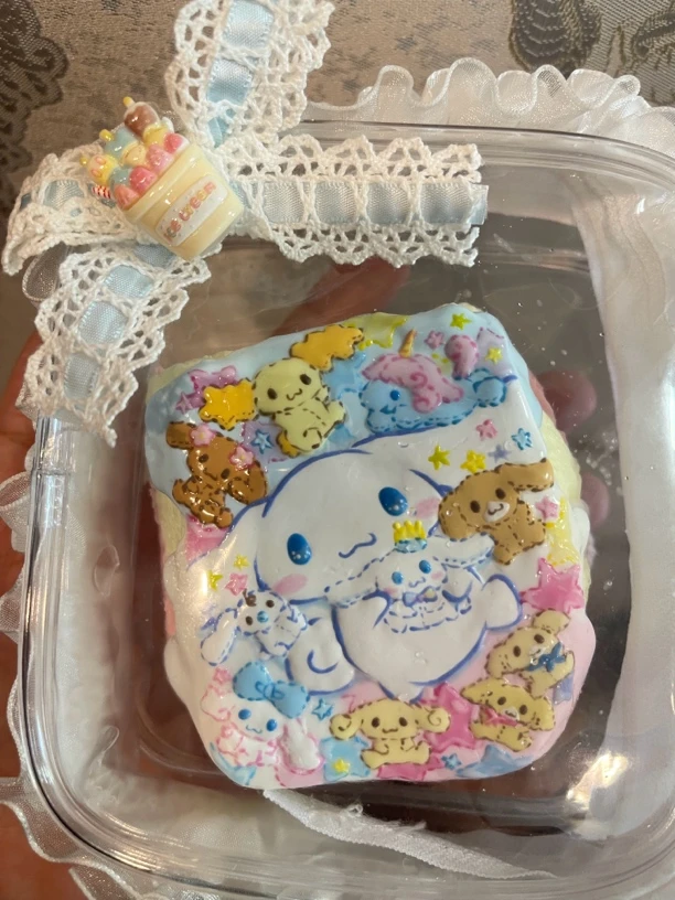1个手工硅胶捏捏乐(手绘食物系)盲盒fx