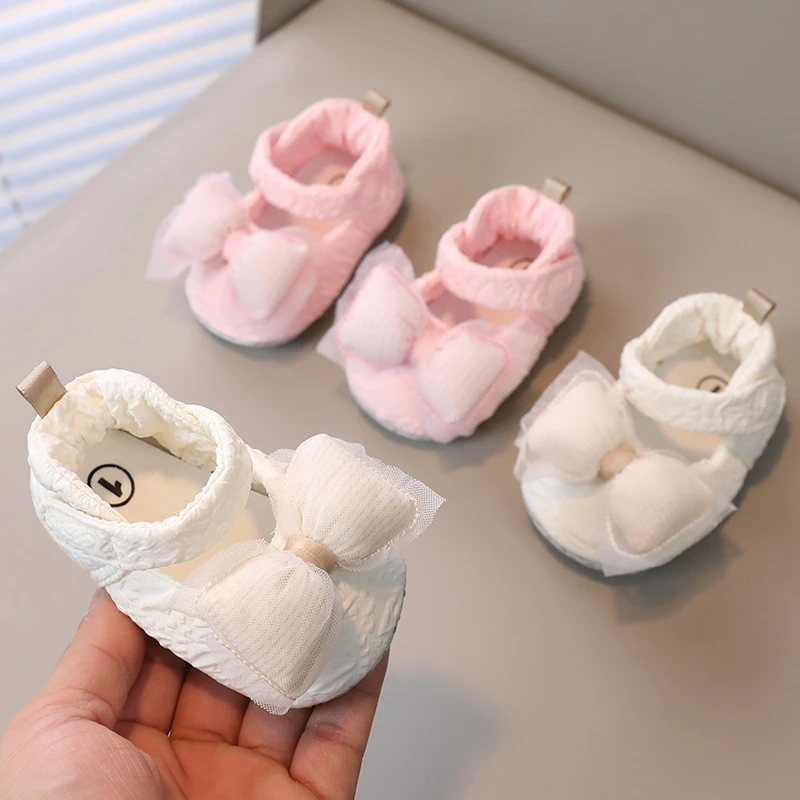 小公主韩版步前鞋春季软底幼儿婴儿宝宝鞋女宝透气学步鞋布鞋防滑