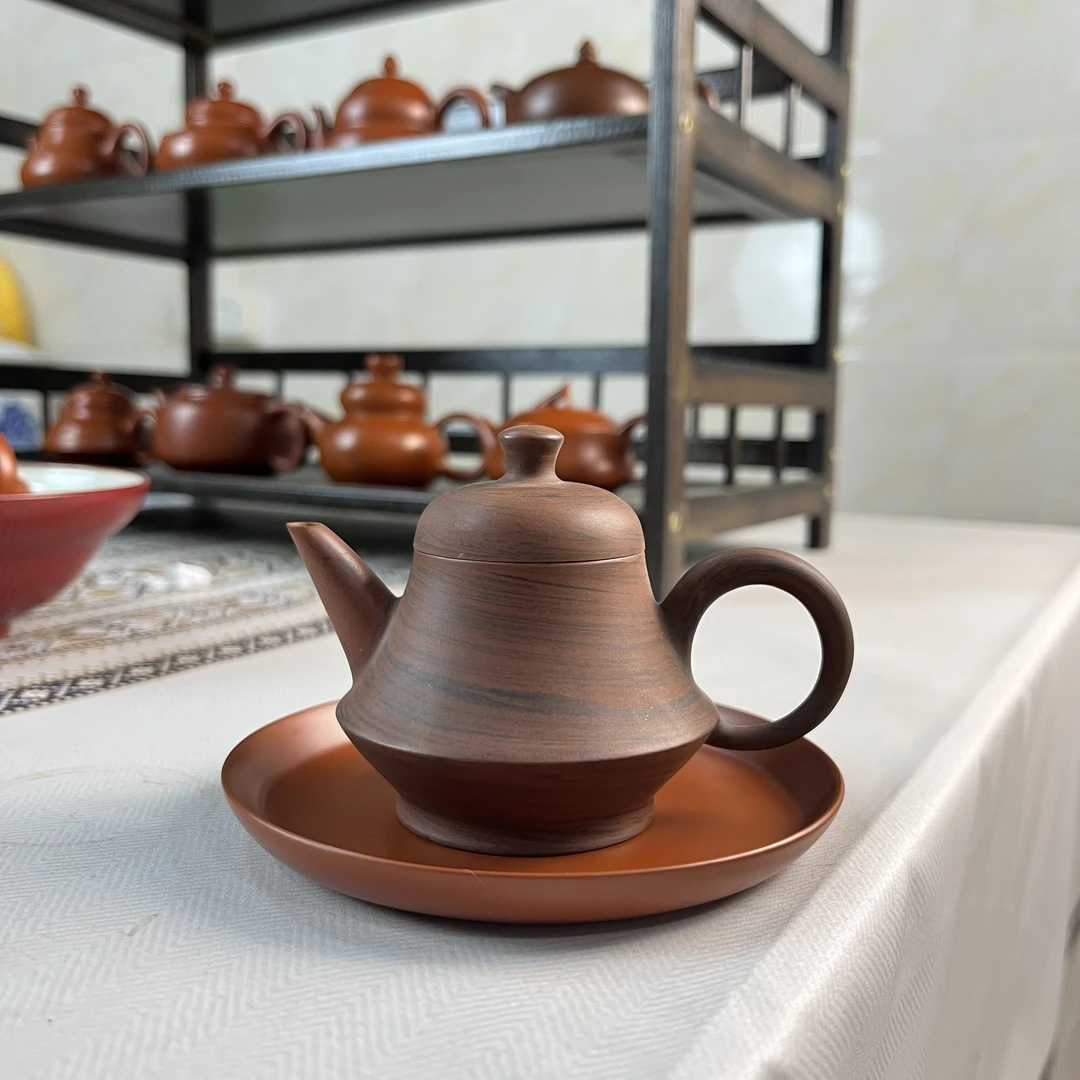 老安顺章壮雄金钟壶亚光绞泥壶