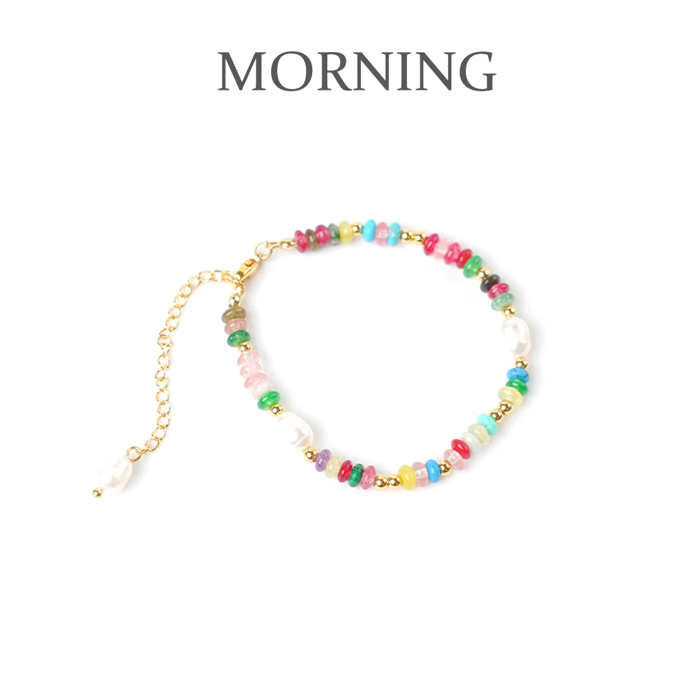 铜合金手链 铜合金手链轻奢手绳MORNING/早安日记手工手链-4967