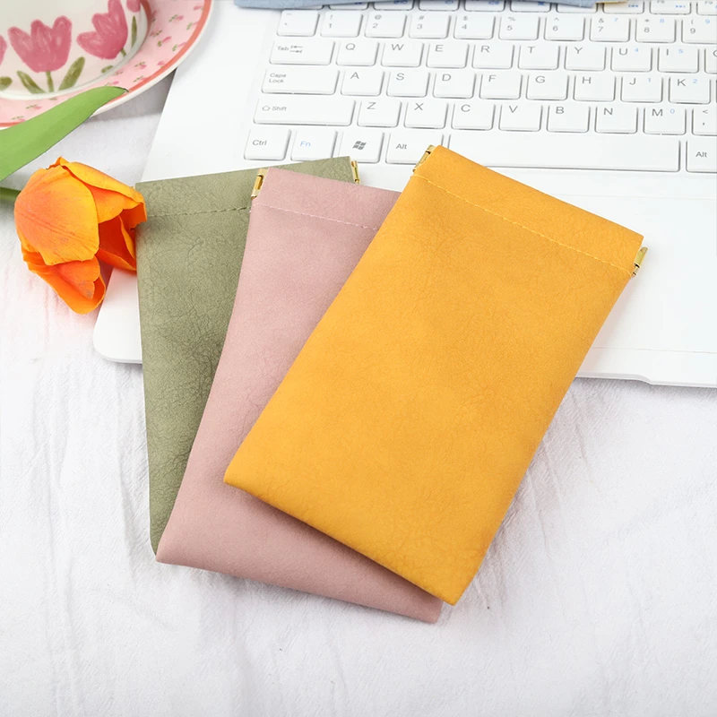 时尚柔软眼镜收纳袋墨镜太阳镜男女收纳便携放美瞳眼镜保护包VD