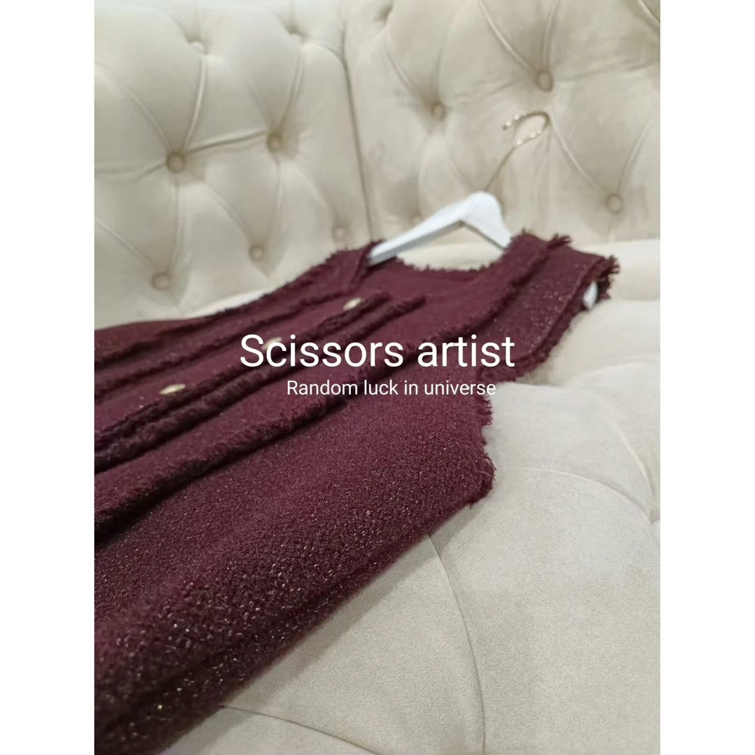 【Scissors artist】高端设计师走秀女装马甲1833