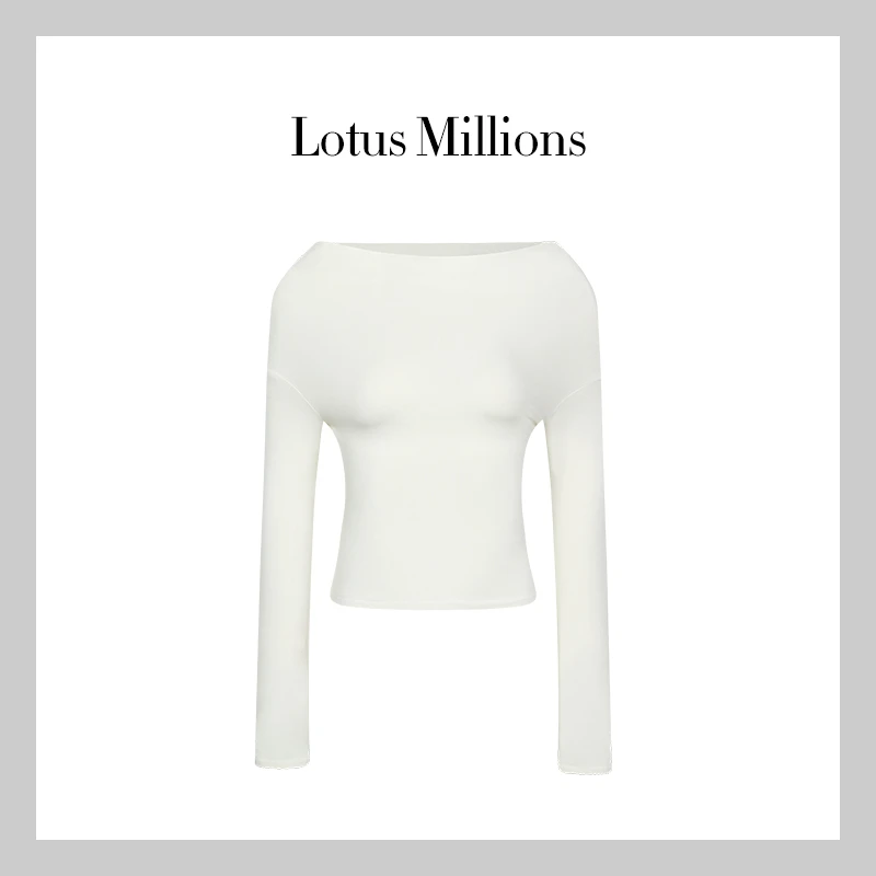 莲的百万【束贝】2024年新款 针织打底衫 D-093-S  L