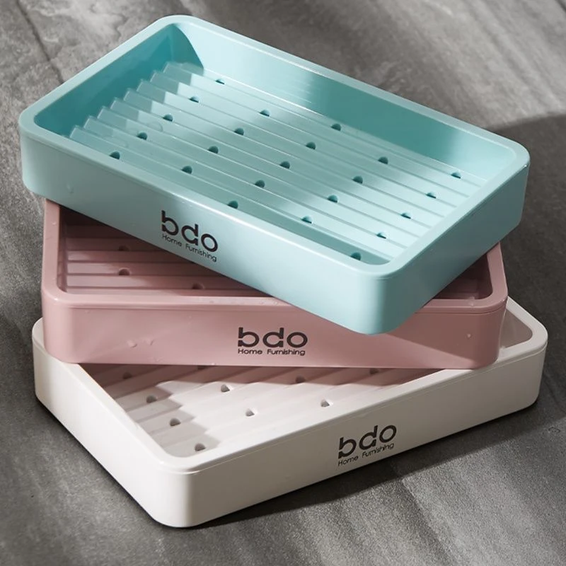 洗衣肥皂盒大号皂盒长方形双层沥水创意打孔香皂盒北欧皂盒加长版