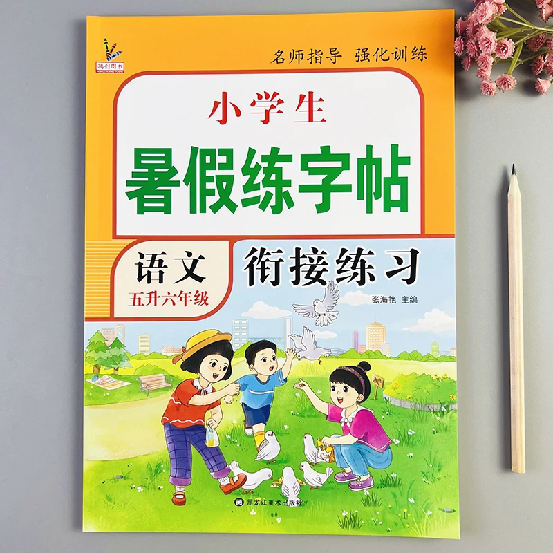 五升六暑假练字帖人教版五年级下册六年级上册语文生字同步练字帖