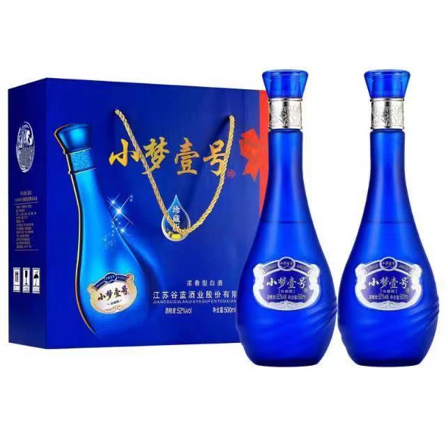 谷蓝小梦一号(52度)整箱500ml*6