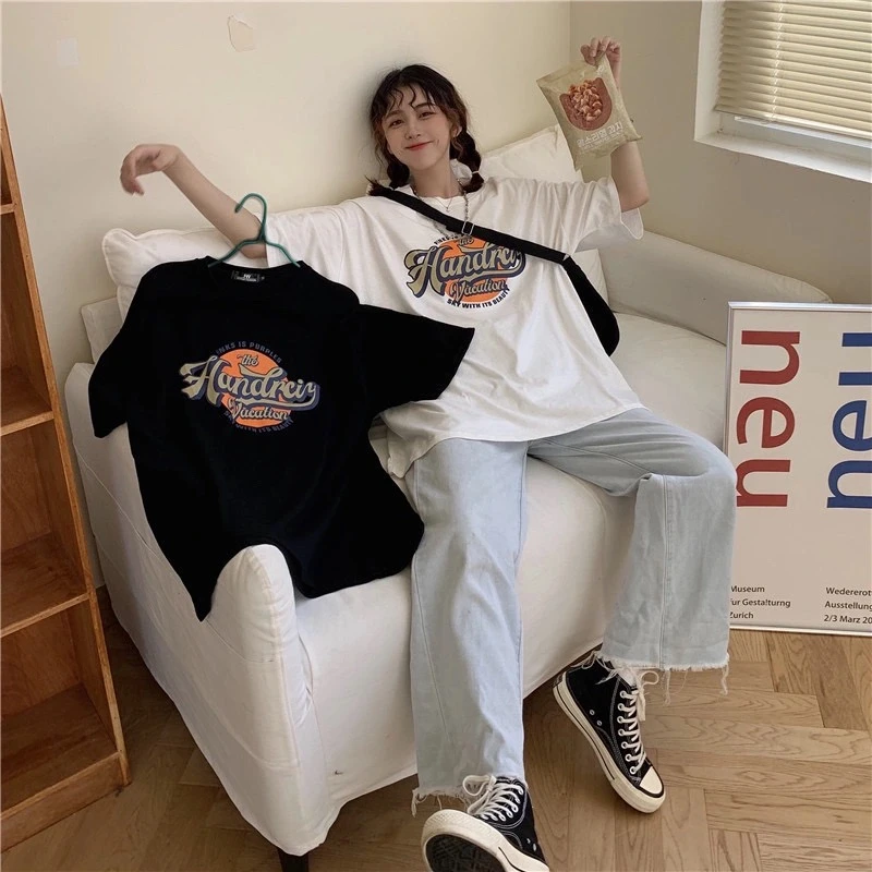 Z575#重磅260克加厚春夏新款潮牌短袖T恤情侣宽松t恤休闲短袖上衣