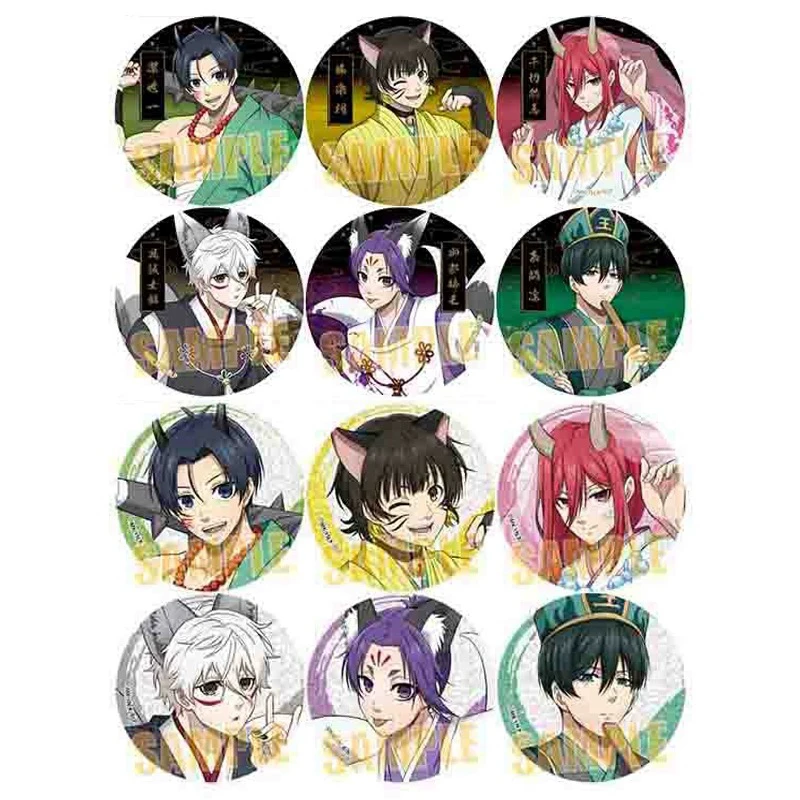 【蓝色监狱】 百鬼夜行吧唧徽章 全6种 日谷国现 动漫周边