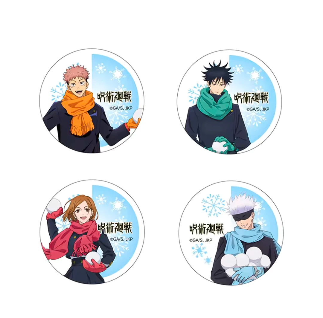 【咒术回战】2024札幌冰雪祭限定吧唧 日谷国现 动漫周边